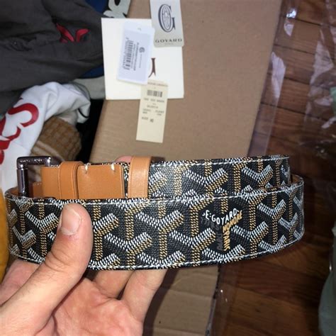 how much is a goyard belt|goyard strap.